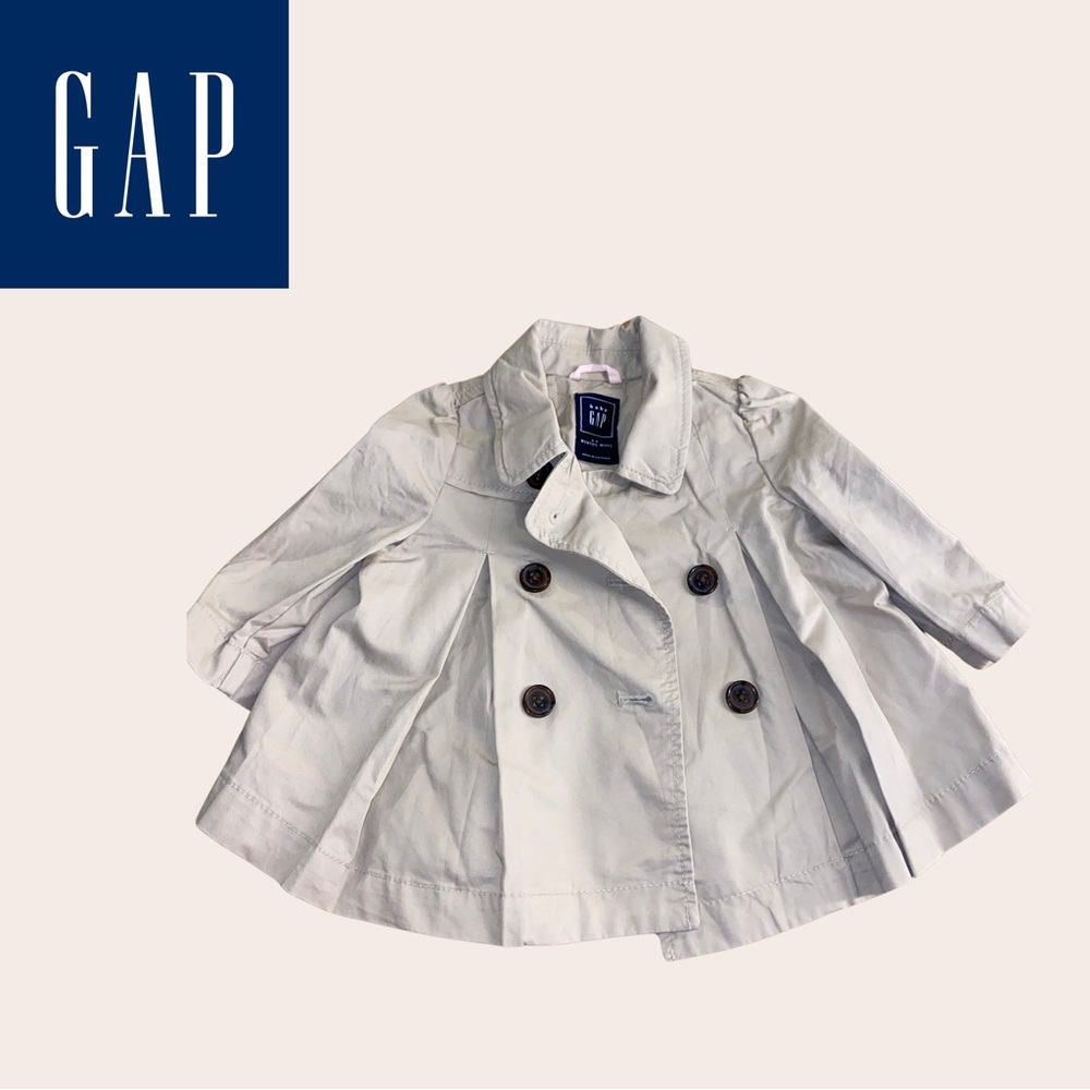 Baby GAP Beige Trench Coat Size 0-6M